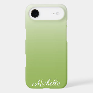 Personalised gradient ombre greenery green
