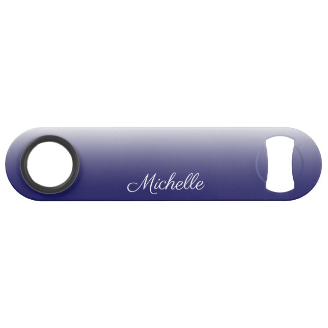 Personalised gradient ombre navy blue (Front (Horizontal))