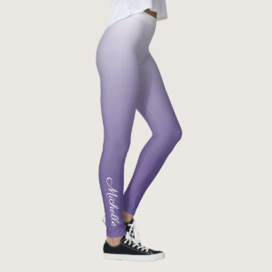 Personalised gradient ombre Ultra Violet Leggings