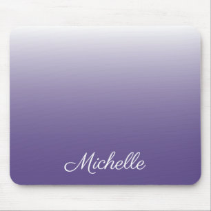 Personalised gradient ombre Ultra Violet Mouse Mat