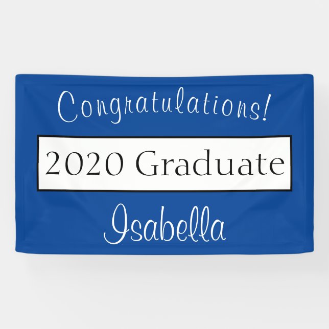 Personalised Graduate 3x5 Indoor Banner (Horizontal)
