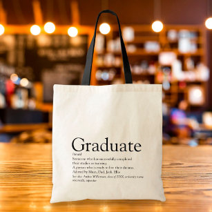 Personalised Graduate Definition Class of 2021 Tote Bag