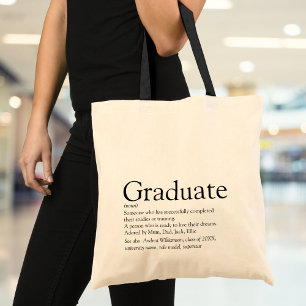 Personalised Graduate Definition Class of 2021 Tote Bag