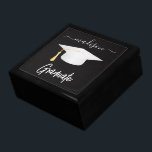 Personalised Graduate Gift Box<br><div class="desc">Graduate Gift Box ready for you to personalise. ✔NOTE: ONLY CHANGE THE TEMPLATE AREAS NEEDED! 😀 If needed, you can remove the text and start fresh adding whatever text and font you like. 📌If you need further customisation, please click the "Click to Customise further" or "Customise or Edit Design" button...</div>