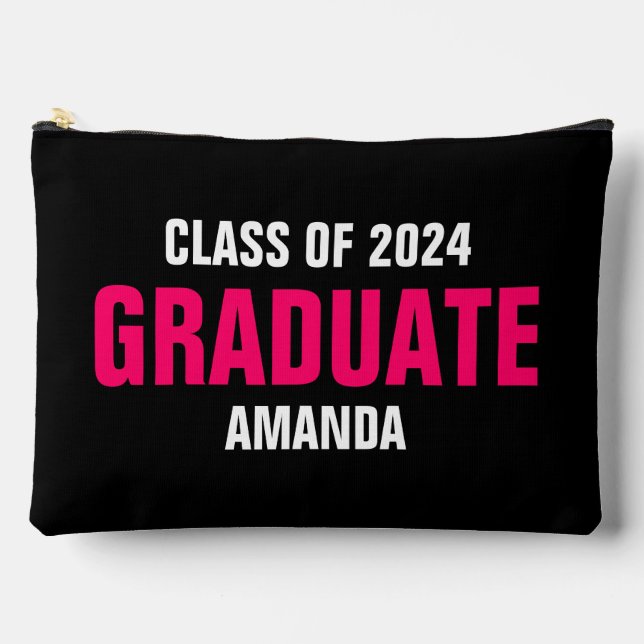 Personalised Graduate Name Accessory Pouch (Front)