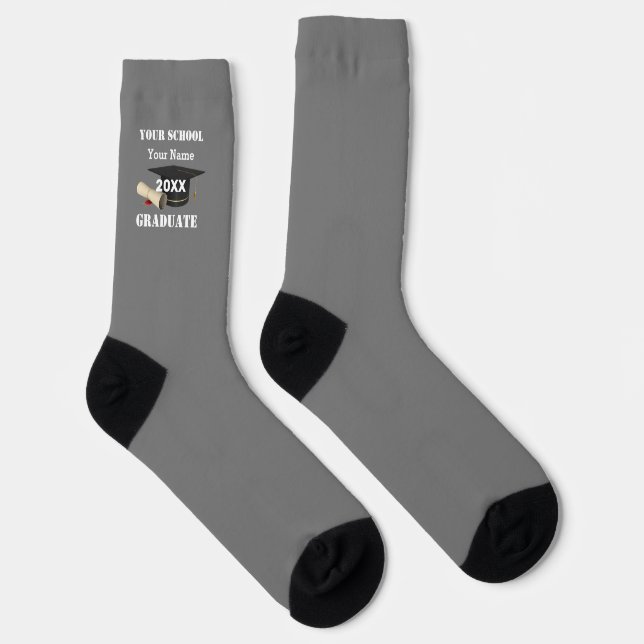 Personalised Graduate Socks (Right)
