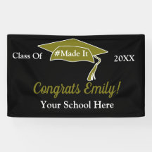Personalised Graduation Banner