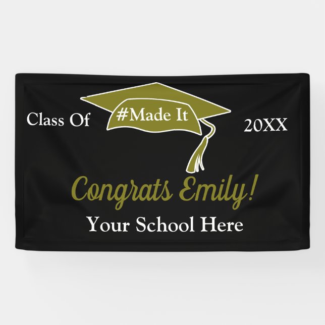 Personalised Graduation Banner (Horizontal)