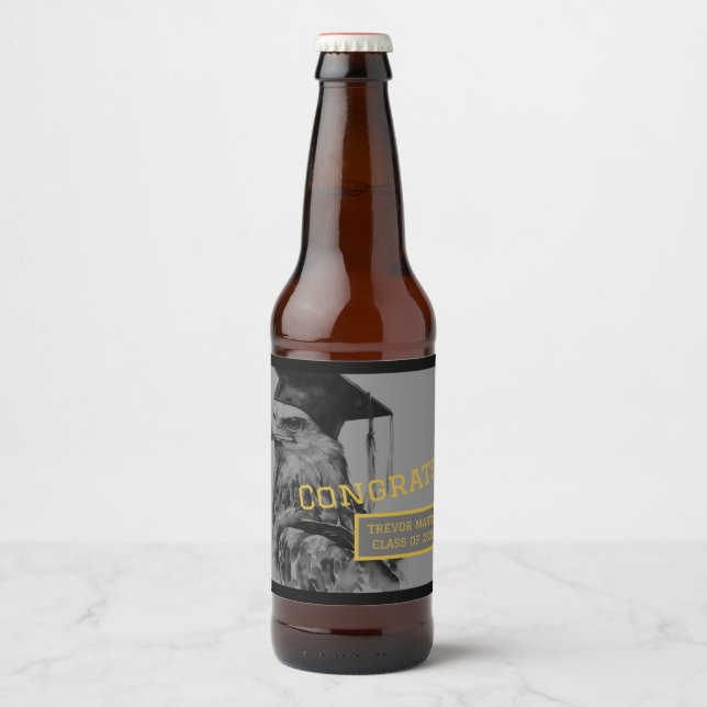 Personalised Graduation Bottle Labels (Front)