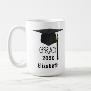 Personalised GRADUATION CAP GRAD Coffee Mug