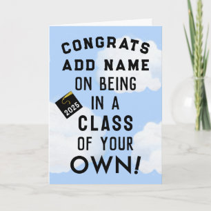 Personalised Graduation Card