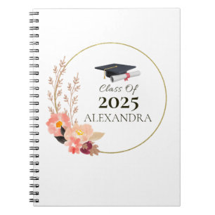 Personalised Graduation Class of [Year] with Name Notebook