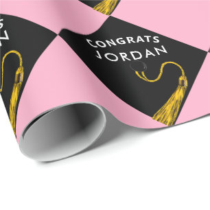 Personalised Graduation Congrats Gift Wrapping Paper