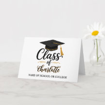 Personalised Graduation – Congrats Graduate Name