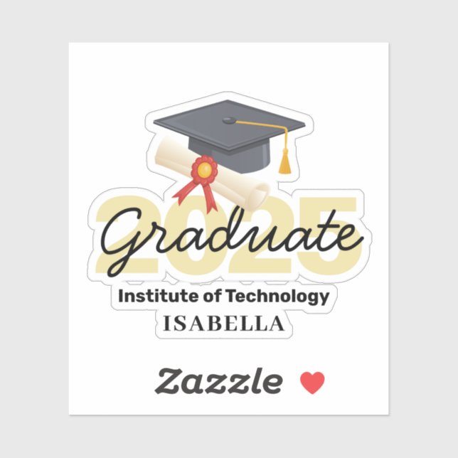 Personalised Graduation Gift - Class of 2025 (Sheet)