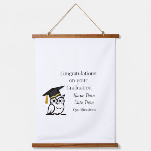 Personalised Graduation Gift for Her – Custom Name Hanging Tapestry