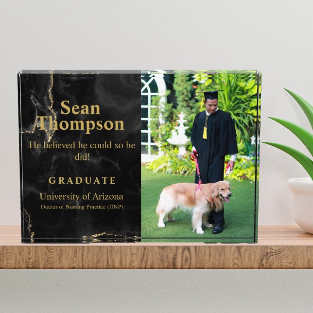 Personalised Graduation Gift For Son Or Grandson Photo Block (Creator Uploaded)