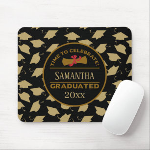 Personalised Graduation Gift Time To Celebrate Mouse Mat
