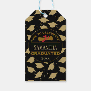 Personalised Graduation Gift Time To Celebrate Tags