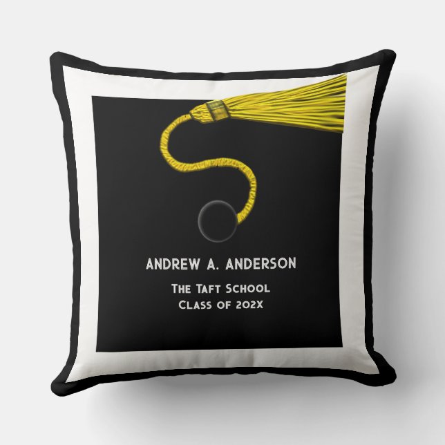 Personalised Graduation Keepsake Cushion (Back)