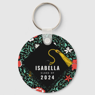 Personalised Graduation Keepsake Gift Key Ring