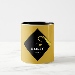 Personalised Graduation Keepsake Gift Two-Tone Coffee Mug