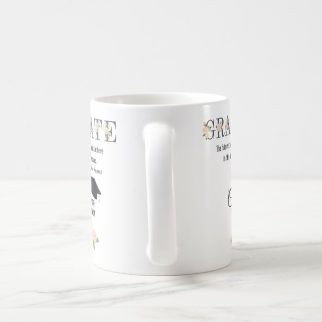 Personalised Graduation Mug Gift for Her (Handle)