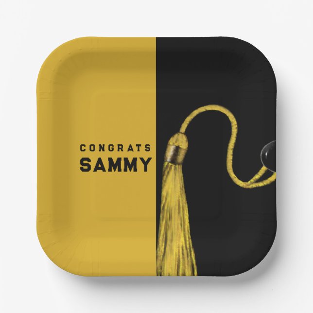 Personalised Graduation Paper Plates (Front)