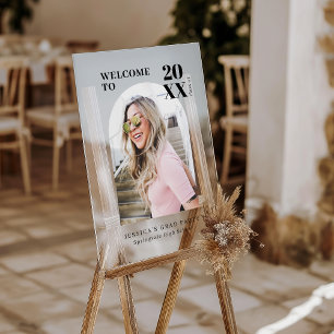 Personalised Graduation Party Acrylic Sign