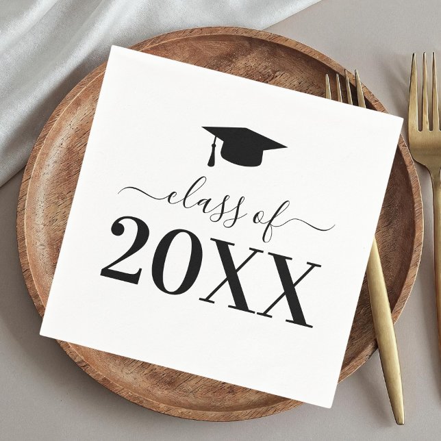 Personalised Graduation Party Class of 2025 Grad Napkin (Creator Uploaded)
