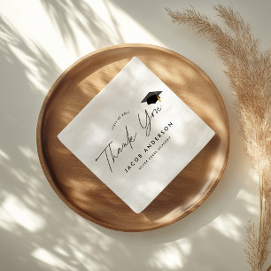Personalised Graduation Party Custom Name Napkin