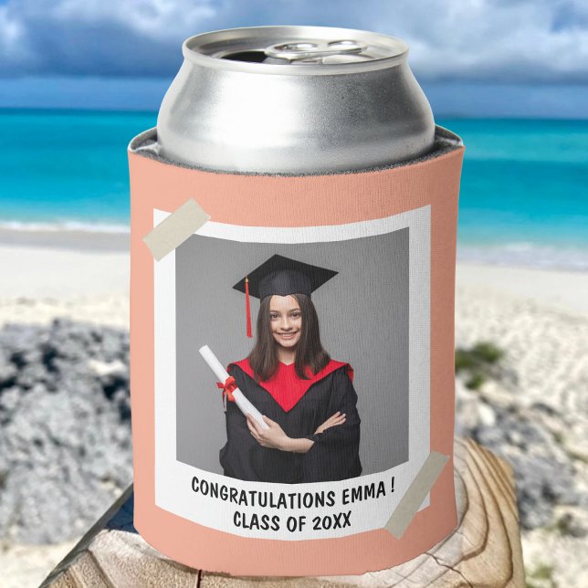 Personalised Graduation Party Favour Class of 2025 Can Cooler (Creator Uploaded)