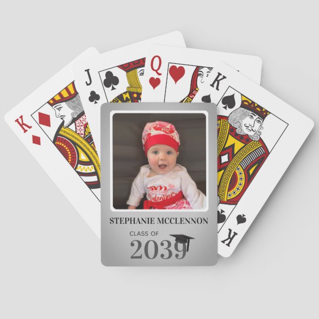 Personalised Graduation Party Favour Playing Cards (Back)