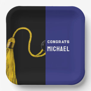 Personalised Graduation Party Paper Plates