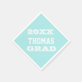 Personalised Graduation Party Supplies Napkins