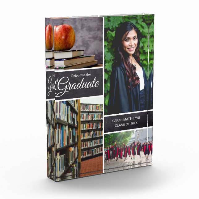 Personalised Graduation Photo collage Class of (Left)