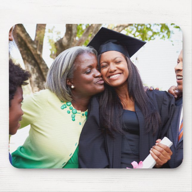 Personalised Graduation Photo Keepsake Memory Gift Mouse Mat (Front)