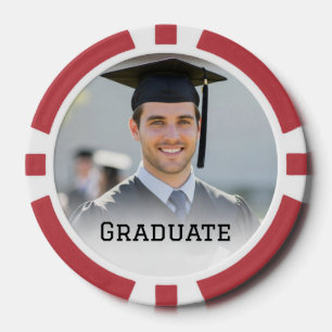 Personalised Graduation Photo Keepsake Memory Gift Poker Chips