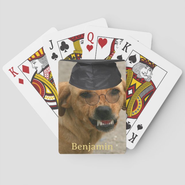 Personalised Graduation Playing Cards (Back)