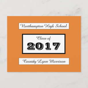 Personalised Graduation/Reunion Postcard
