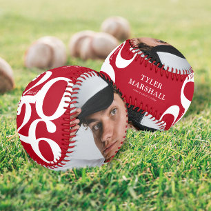 Personalised Graduation Senior 2026 Photo Baseball