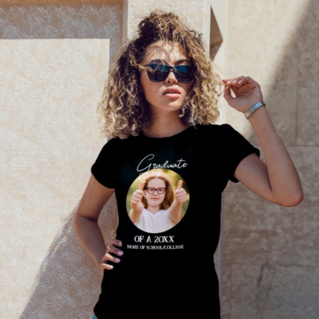 Personalised graduation t-shirt 2014 white & black (Creator Uploaded)