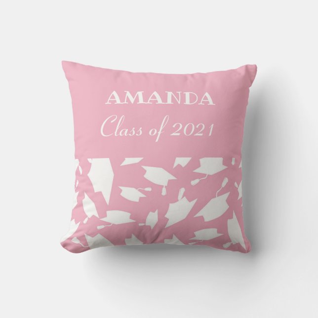 Personalised Graduation Throw Pillow (Front)