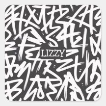 Personalised Graffiti Name Pattern — Custom Urban
