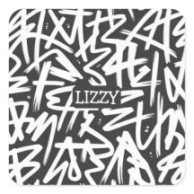 Personalised Graffiti Name Pattern — Custom Urban