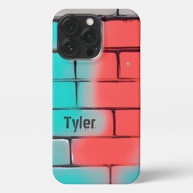Personalised Graffiti Style  iPhone Case (Back)