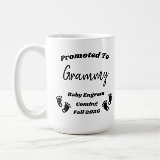 Personalised Grammy Baby Reveal Mug
