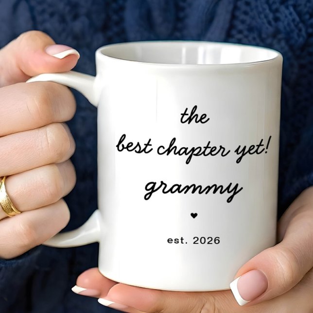 Personalised Grammy Mug Best Chapter Yet (Creator Uploaded)