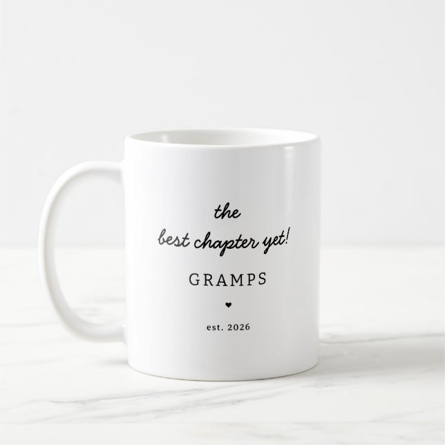 Personalised Gramps Mug Best Chapter Yet (Left)