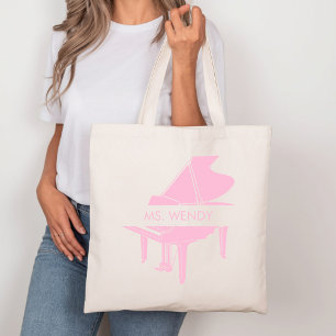Personalised Grand Piano Tote Bag